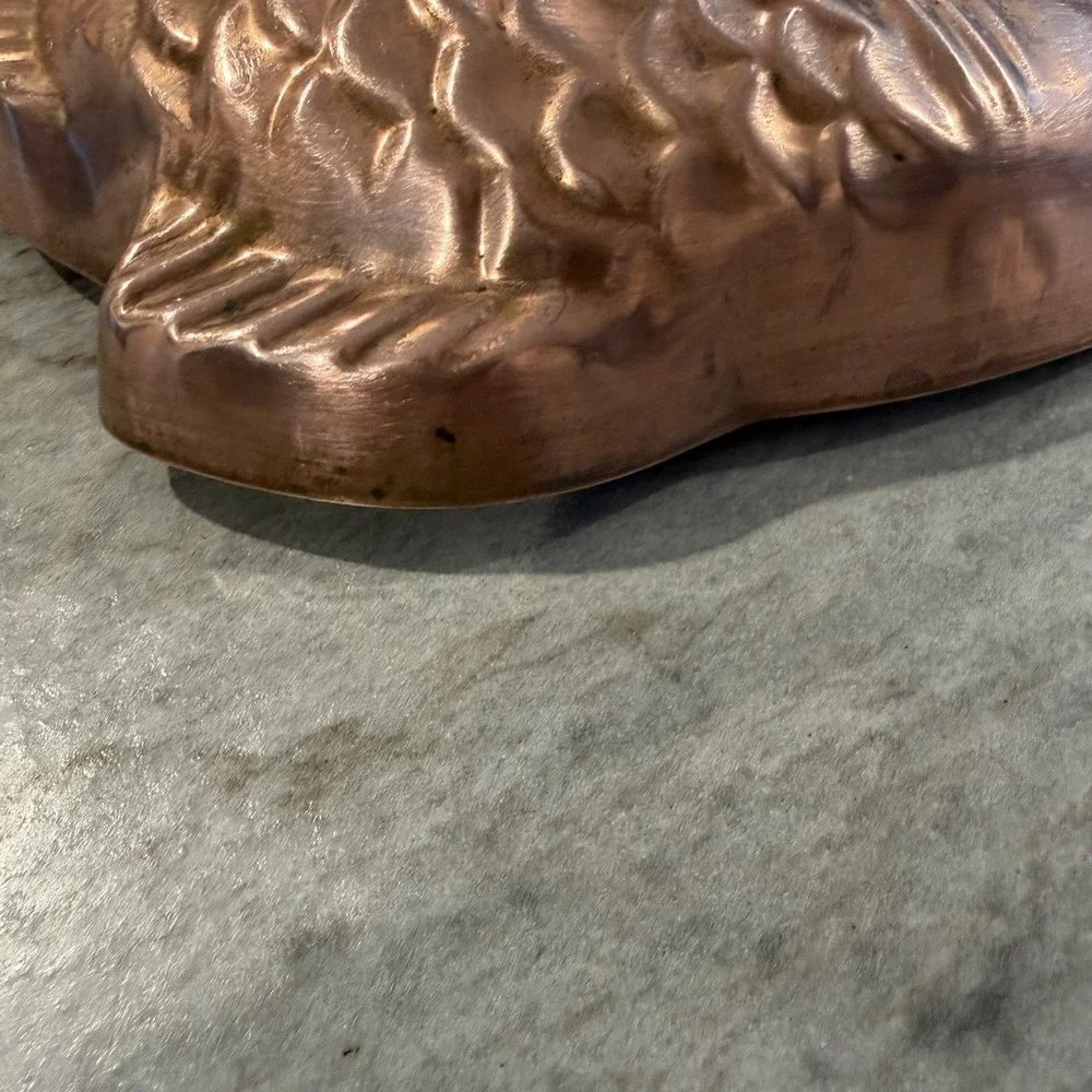 Vtg Copper Fish Gelatin Mold Wall Decor